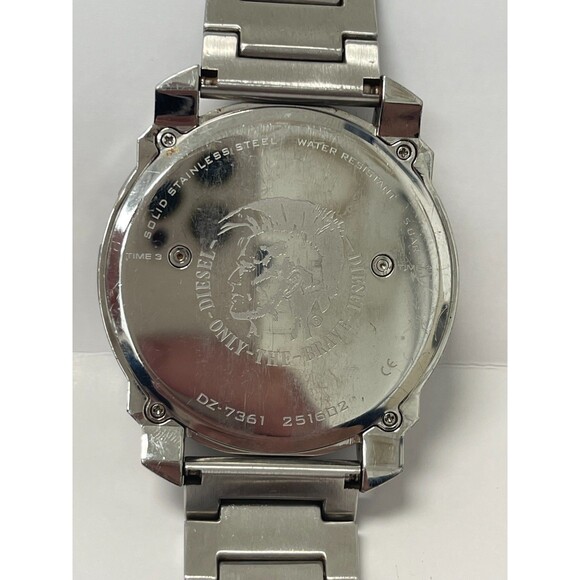 Diesel Blue Dial Multi Time Zone Stainless Steel Watch main image 6